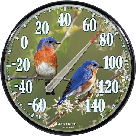 Acurite 12-1/2in. Fahrenheit -60 To 140 Outdoor Wall Thermometer 01598A1